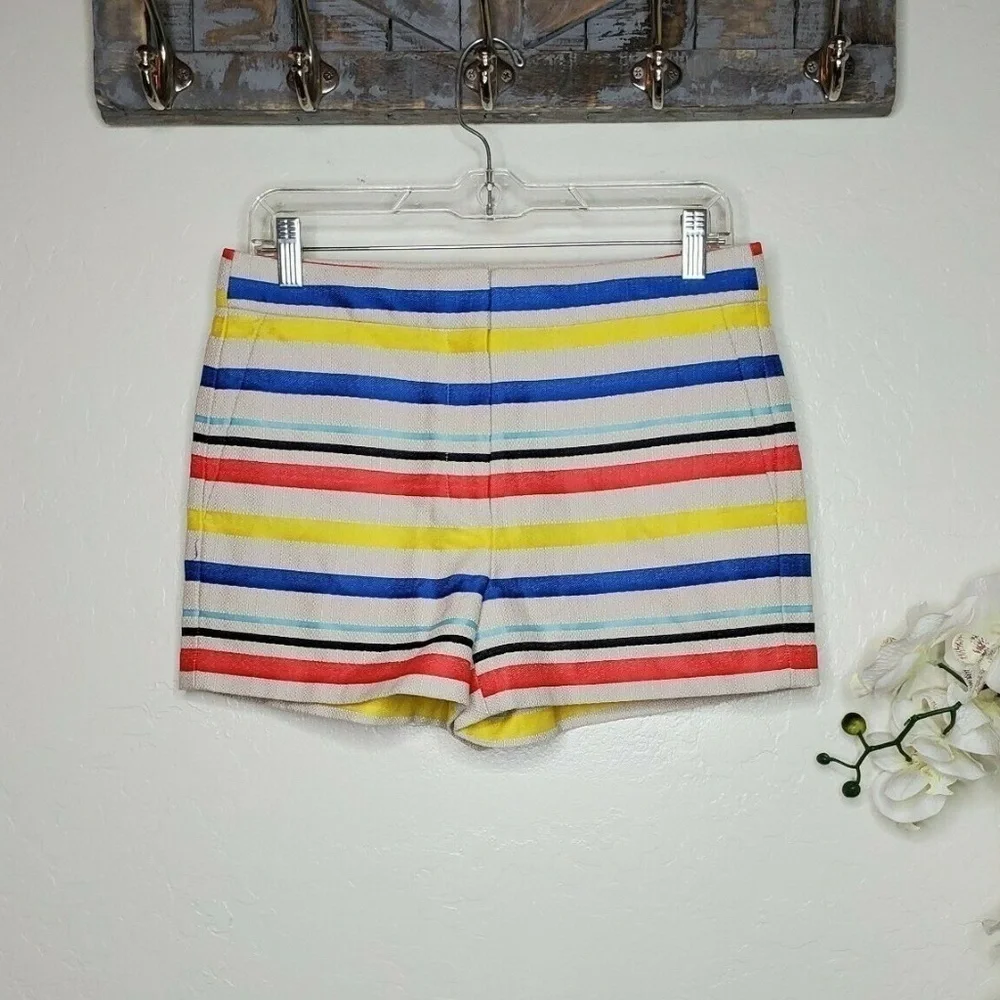 NWT J Crew Womens Cute Striped Paisley Shorts